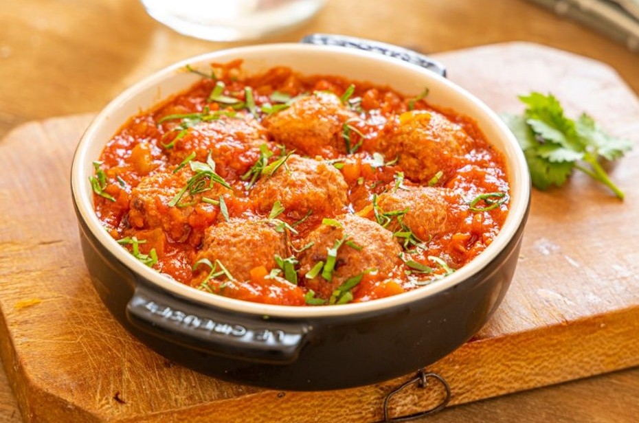 Albóndigas en salsa de tomate de Heura