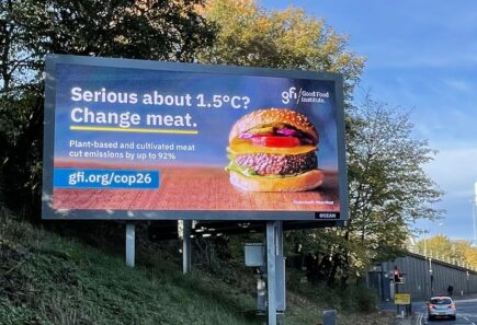 GFI COP26 billboard in Glasgow