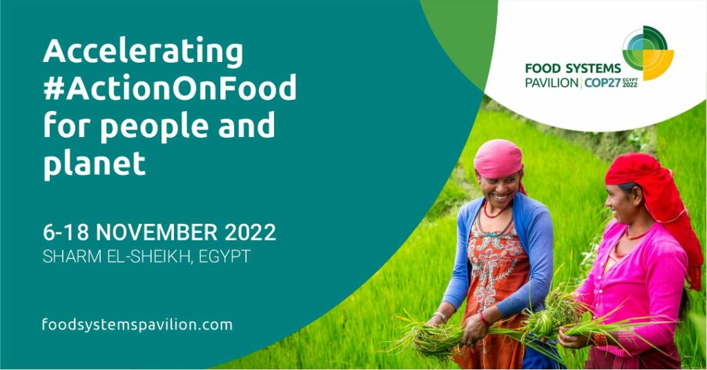 GFI to bring food to the table at COP27 GFI Europe